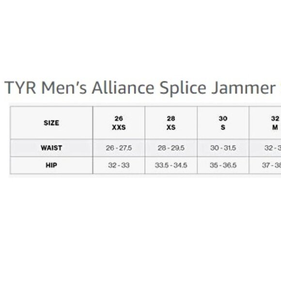 TYR Men’s Alliance Splice Jammer Swimsuit, Size 30 (S) - Picture 5 of 5